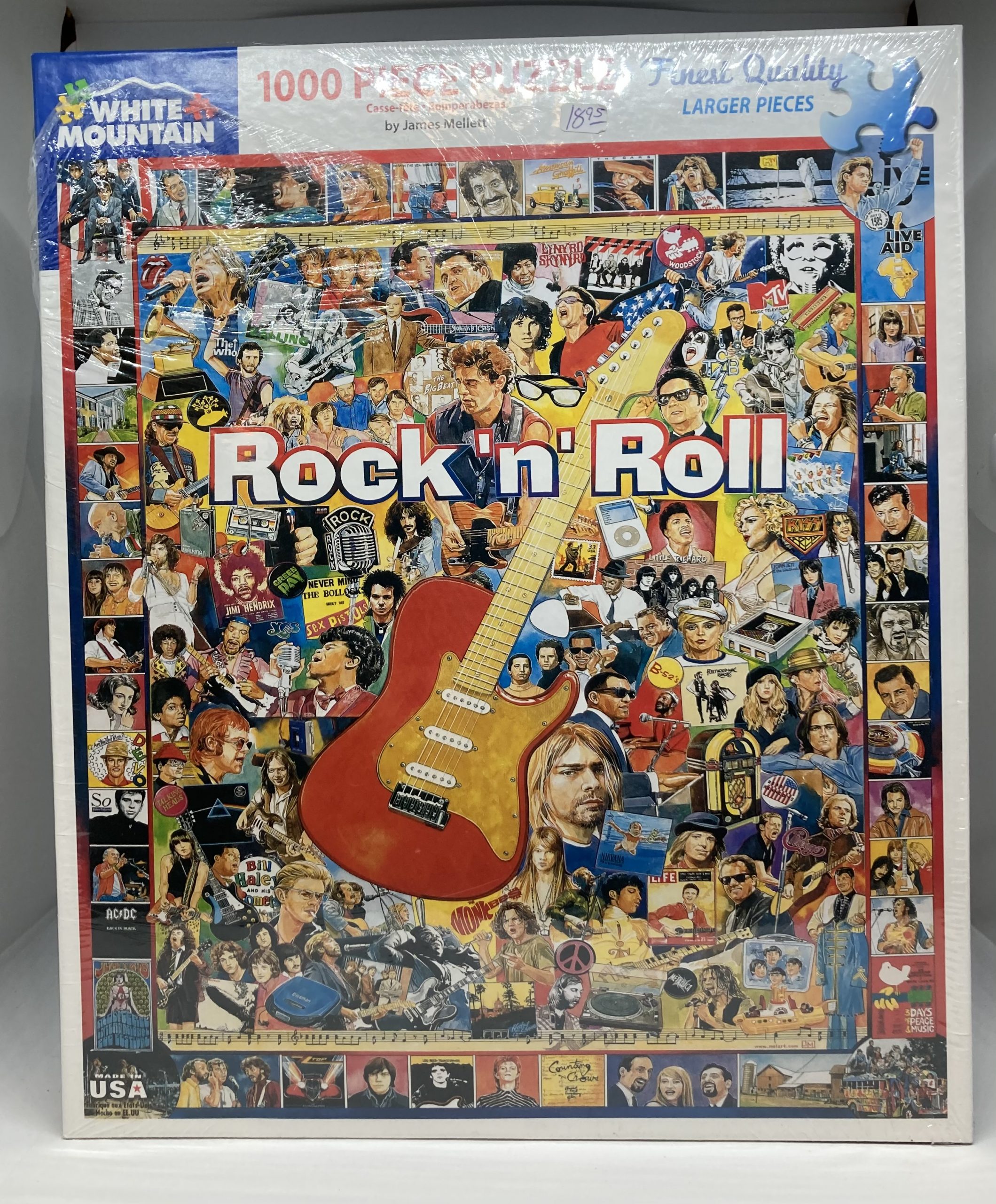 1000 Piece Jigsaw Puzzle - Rock 'n' Roll – White Mountain Puzzles