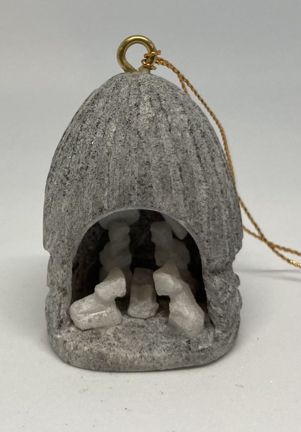 Alabaster Nativity Ornament-2