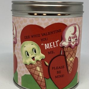 vintage valentine candle melt