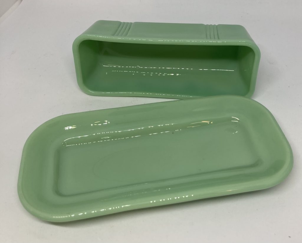 Jadeite Butter Dish - The General Store Tallulah Falls