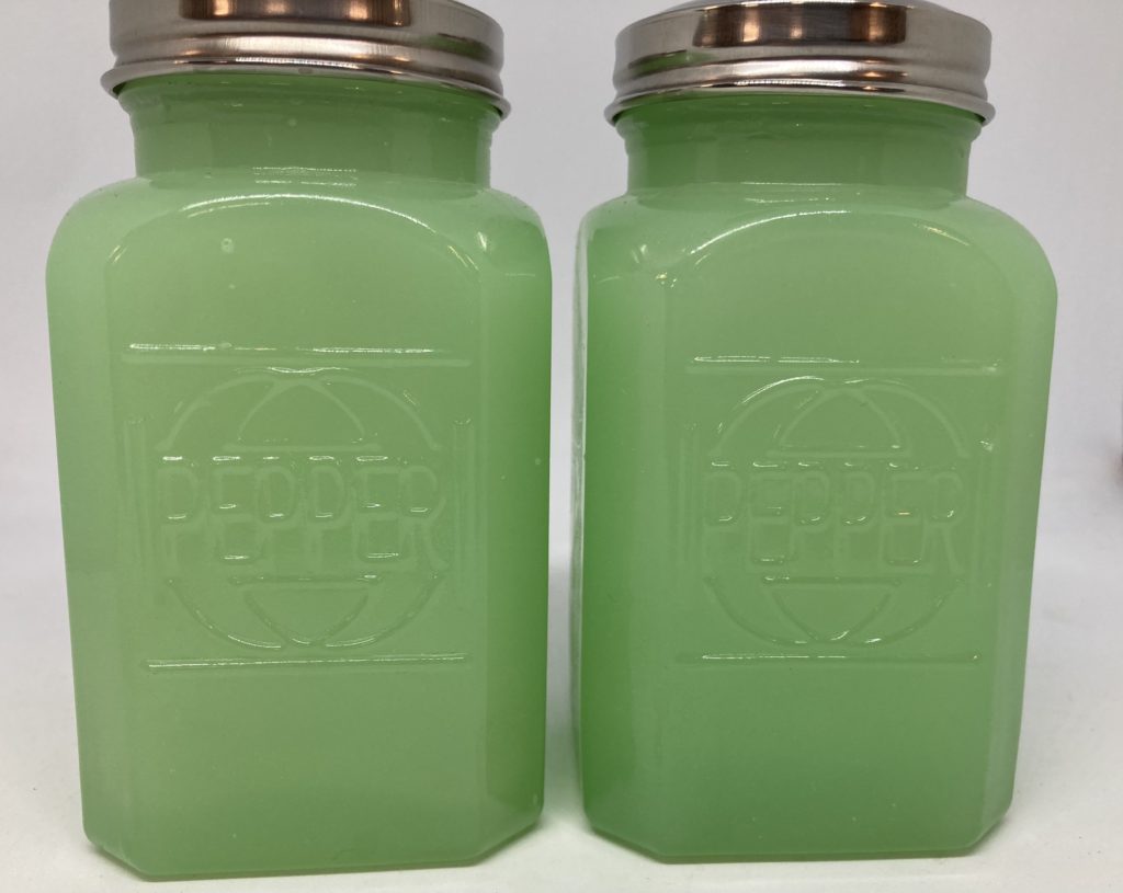 Jadeite Salt & Pepper Shakers The General Store Tallulah Falls