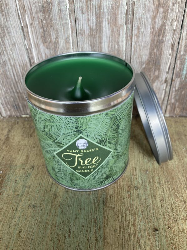 sprig candle open lid