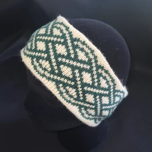 handmade knit ear warmer celtic knot