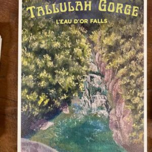 L'eau D'or Falls/Tallulah Gorge Post Card by Sarah Louise