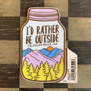 I'd Rather Be Outside Sticker