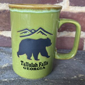 Tallulah Falls Mug...Bear Green