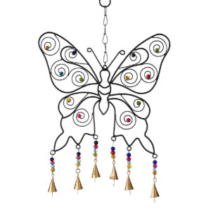 Butterfly Beaded Windchime