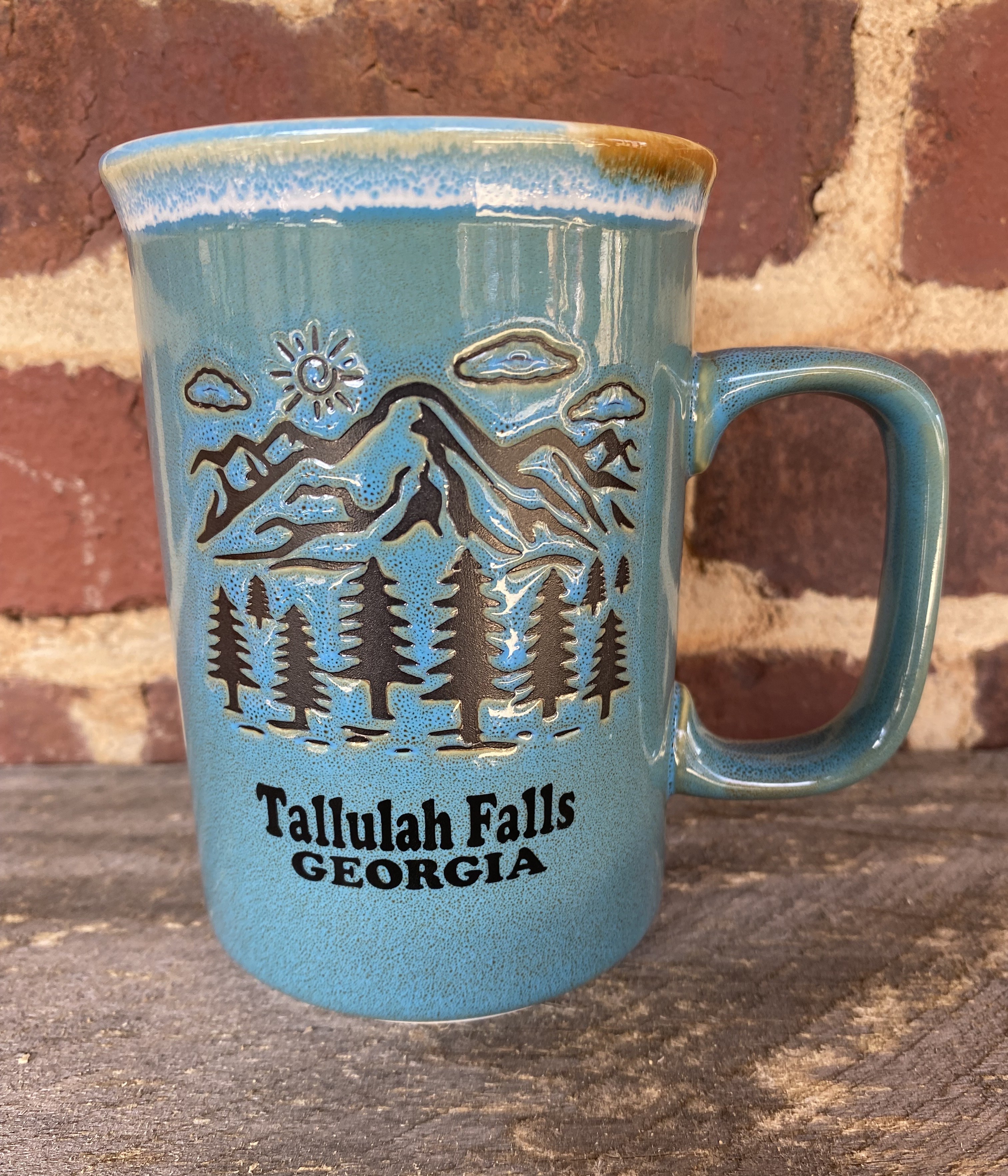 Tallulah Falls Mug...Mountain Scene Blue